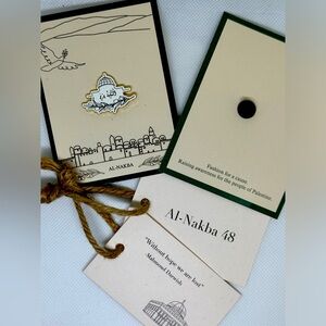 Dome of the rock pin by Al-Nakba 48